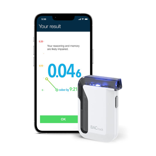 BACtrack Mobile Smartphone Breathalyzer | Professional-Grade Accuracy | Wireless Smartphone Connectivity | Compatible w/ Apple iPhone, Google & Samsung Android Devices | Apple HealthKit Integration - Medaid International