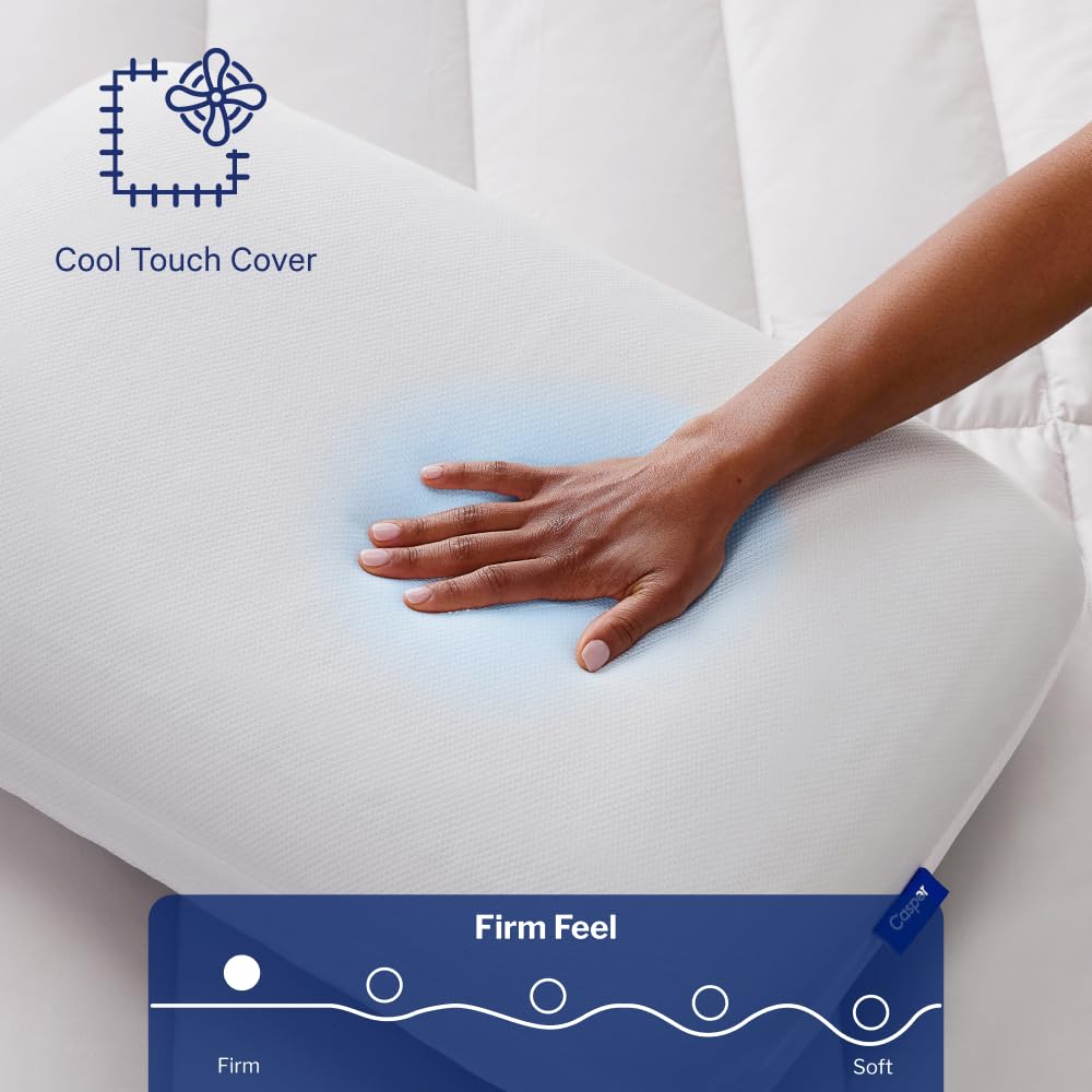 Casper Sleep Standard Foam Pillow – Cooling Memory Foam, Supportive Comfort for Side Sleepers, Breathable & Pressure-Relieving - Medaid International