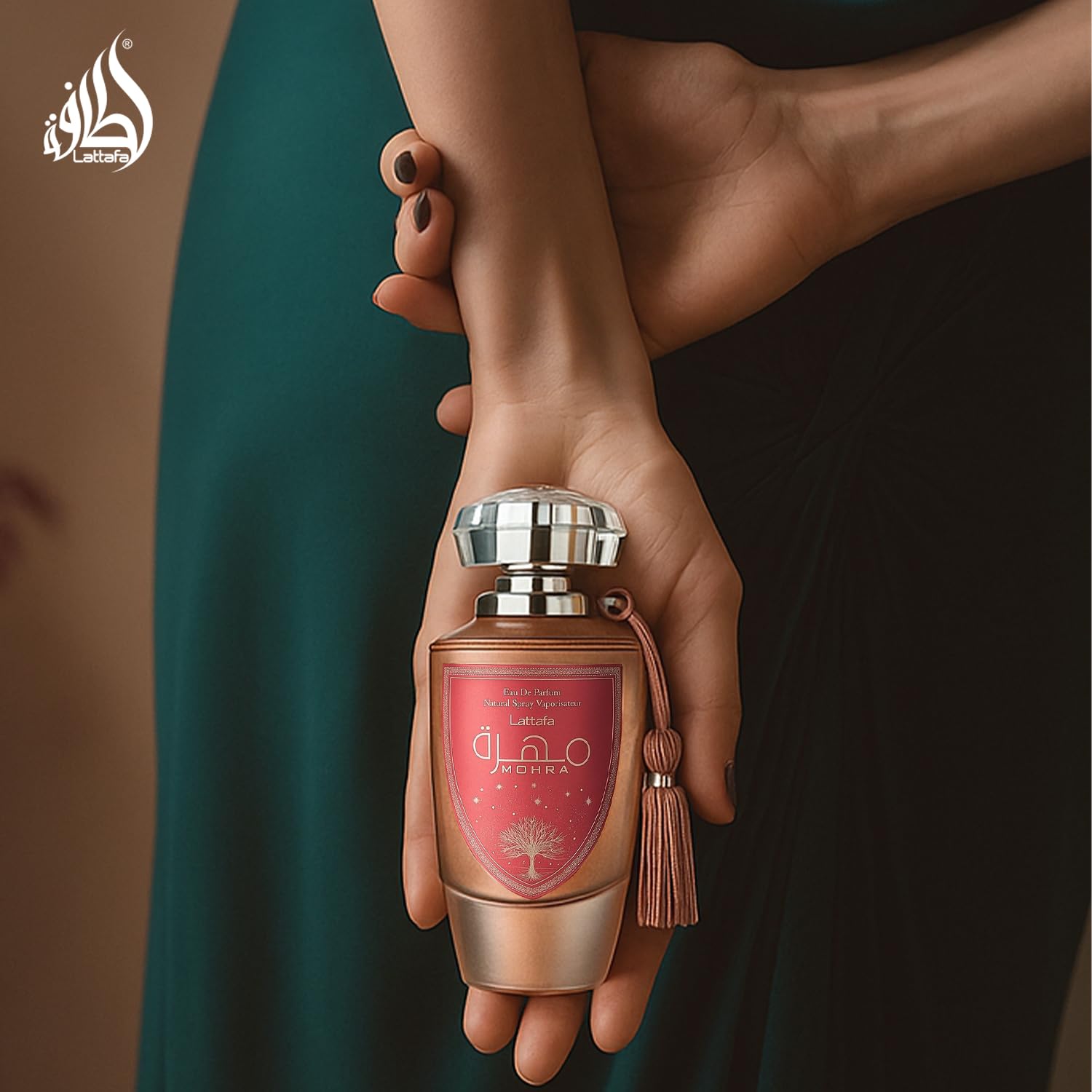 Lattafa Mohra Silky Rose for Women Eau de Parfum Spray, 3.4 Ounce / 100 ml - Medaid International