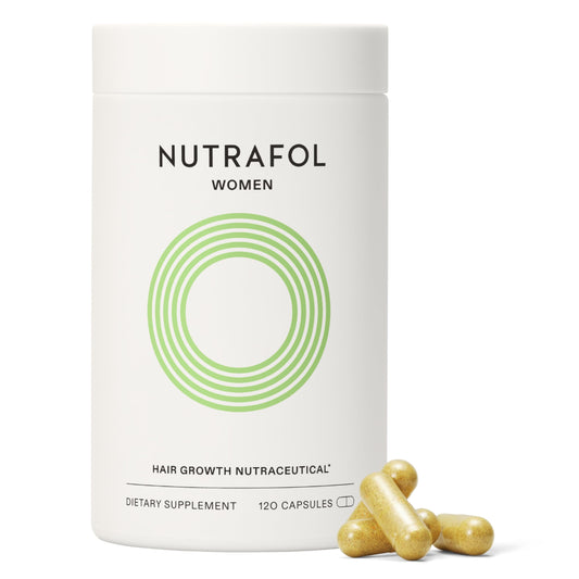 Nutrafol Women's Hair Growth Supplements, Ages 18-44, Clinically Proven for Visibly Thicker and Stronger Hair, Dermatologist Recommended - 1 Month Supply - Medaid International