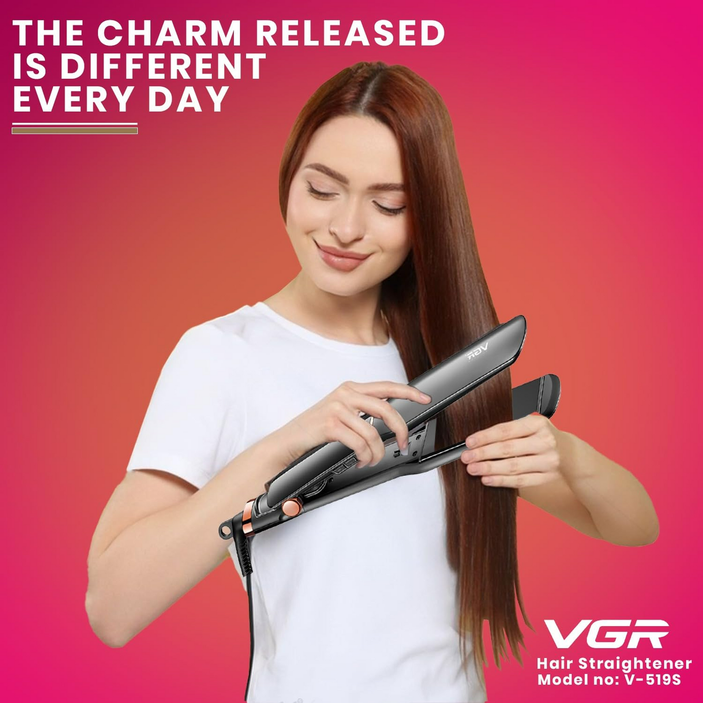 VGR V519 Professional Hair Straightener - Medaid International
