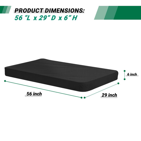 CATOTEL Under Desk Treadmill Cover,Waterproof 420D Oxford Walking Treadmill Cover Protective Walking Pad Dust Cover for Office Home Under Desk 56" L x 29" W x 6" H (Only Cover) - Medaid International
