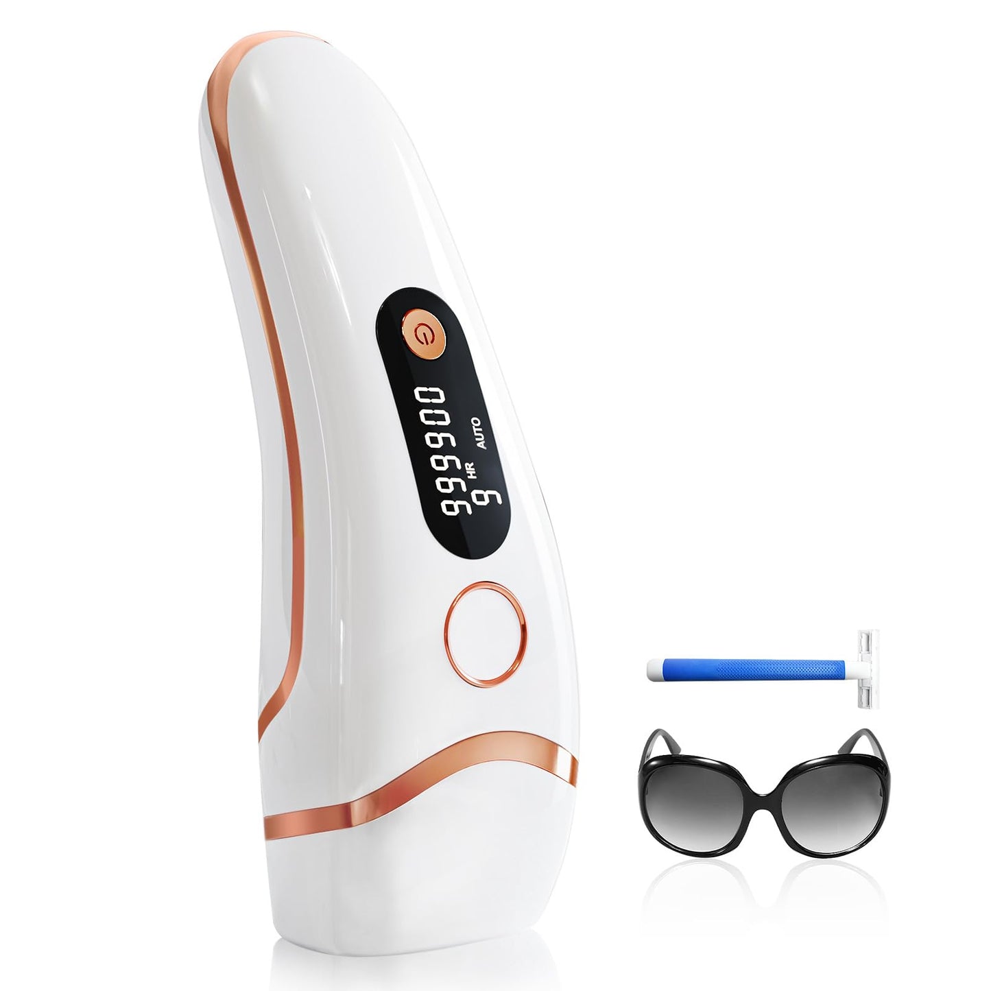 AMOTAOS Laser Hair Removal for Women and Men, Ice Cooling 3-In-1 IPL Hair Removal Device, Safe At-home Long-lasting Hair Regrowth Reduction, Suitable for Face, Armpits, Bikini Line, Legs - Medaid International