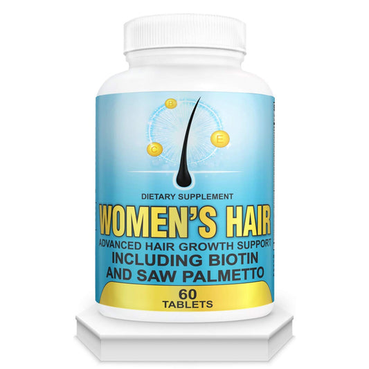 Hair Growth Vitamins With Saw Palmetto for Women-DHT Blocker,Hair Growth Supplement for Thicker And Perfect Hair.Hair Growth Pills for Thinning Hair.Get Healthy,Glow,Longer,Thick Hair.With Biotin. - Medaid International