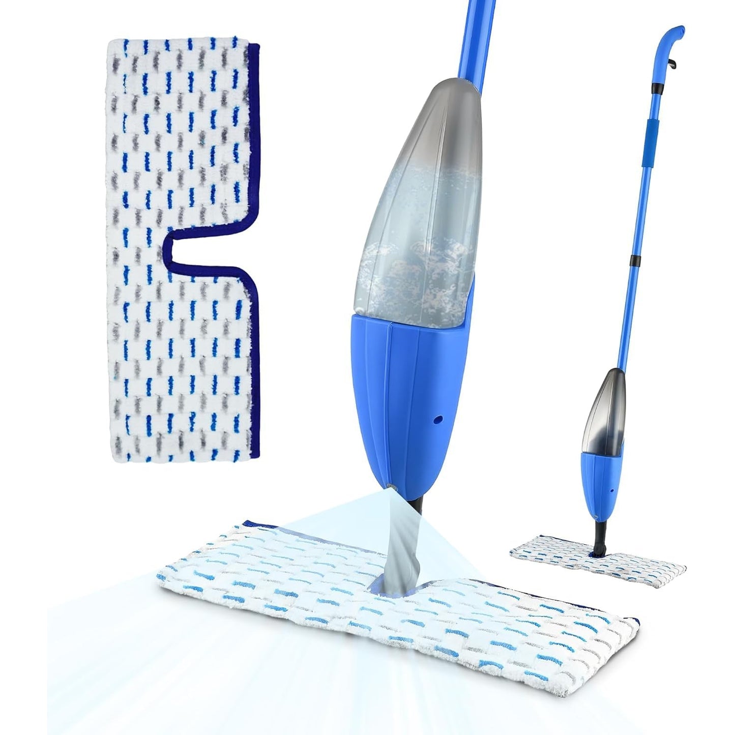 Macromax Falcon Double Spray Mop – 2‑Sided Microfiber Floor Mop with 700ml Refillable Bottle – 360° Rotating Head – Water-Saving Bucket-Free Cleaning – for Hardwood, Tile & Laminate - Medaid International