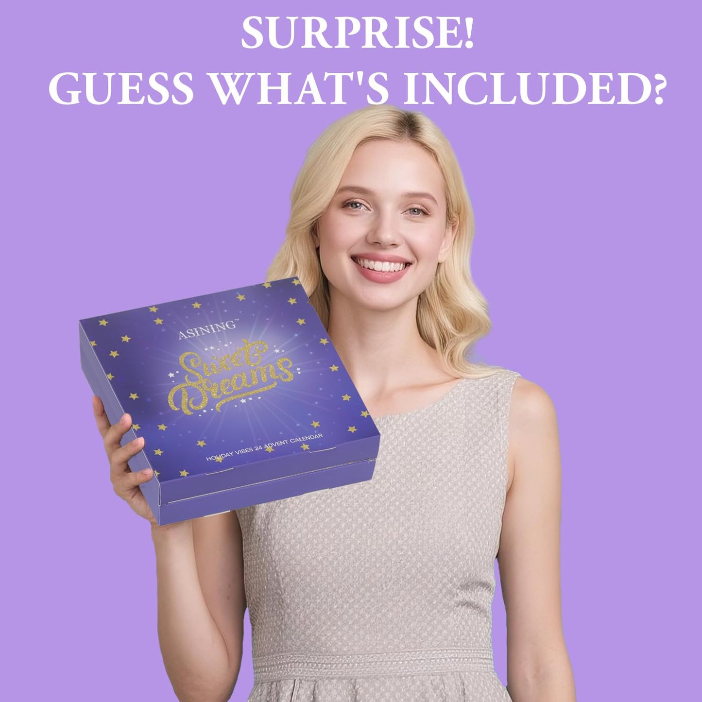 Beauty Advent Calendar 24 Days of Holiday Advent Calendar for Women, Mom, Wife, Her Holiday Gift,Pamper Kit- Unique Lavender Spa Gifts Basket Set Self-Care Spa Set – Body Care Skin Care - Medaid International