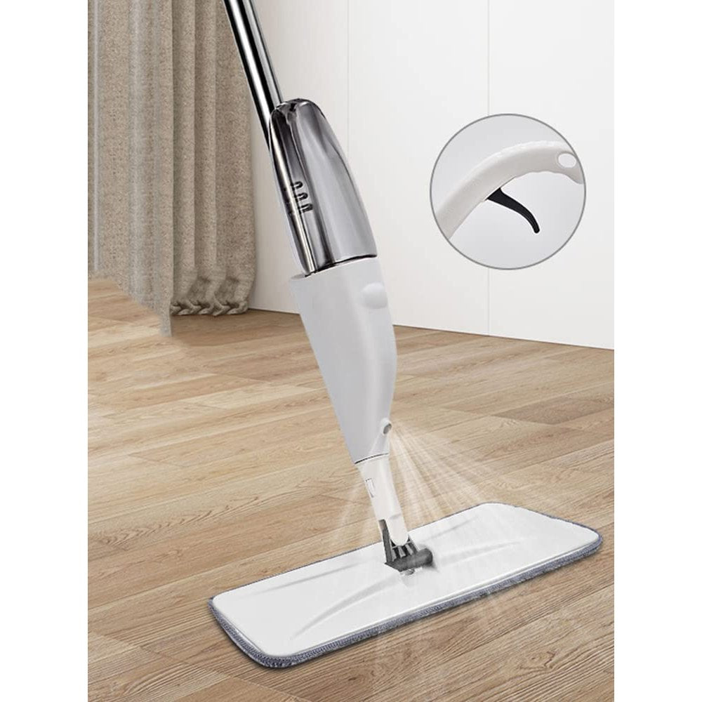BROGBUS Spray Mop Set with Microfiber Washable Pad, Best 360 Degree Easy Floor Cleaning for Home & Office - Medaid International