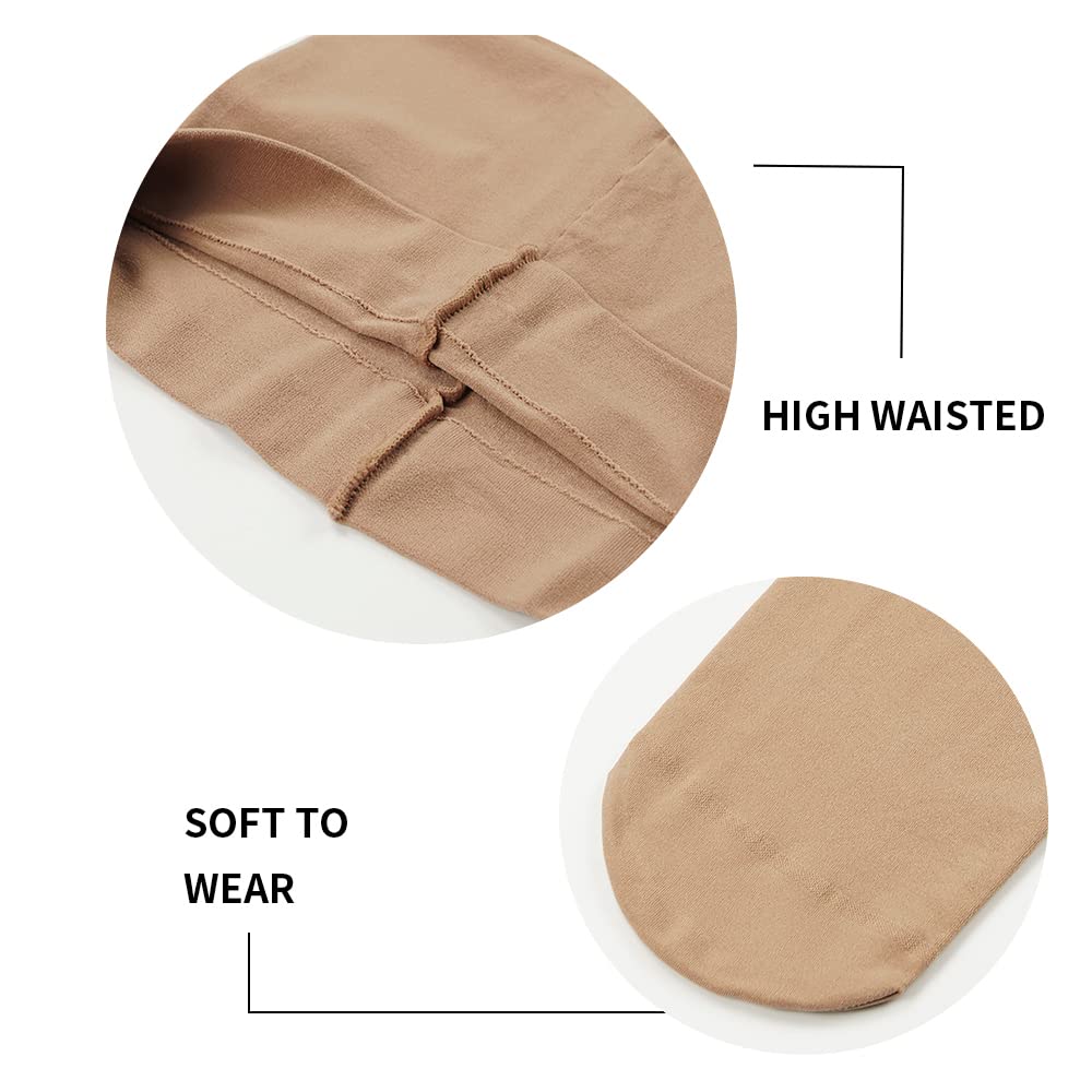 Stelle Girls' Ultra Soft Pro Dance Tight/Ballet Footed Tight(Toddler/Little Kid/Big Kid),TN,M - Medaid International