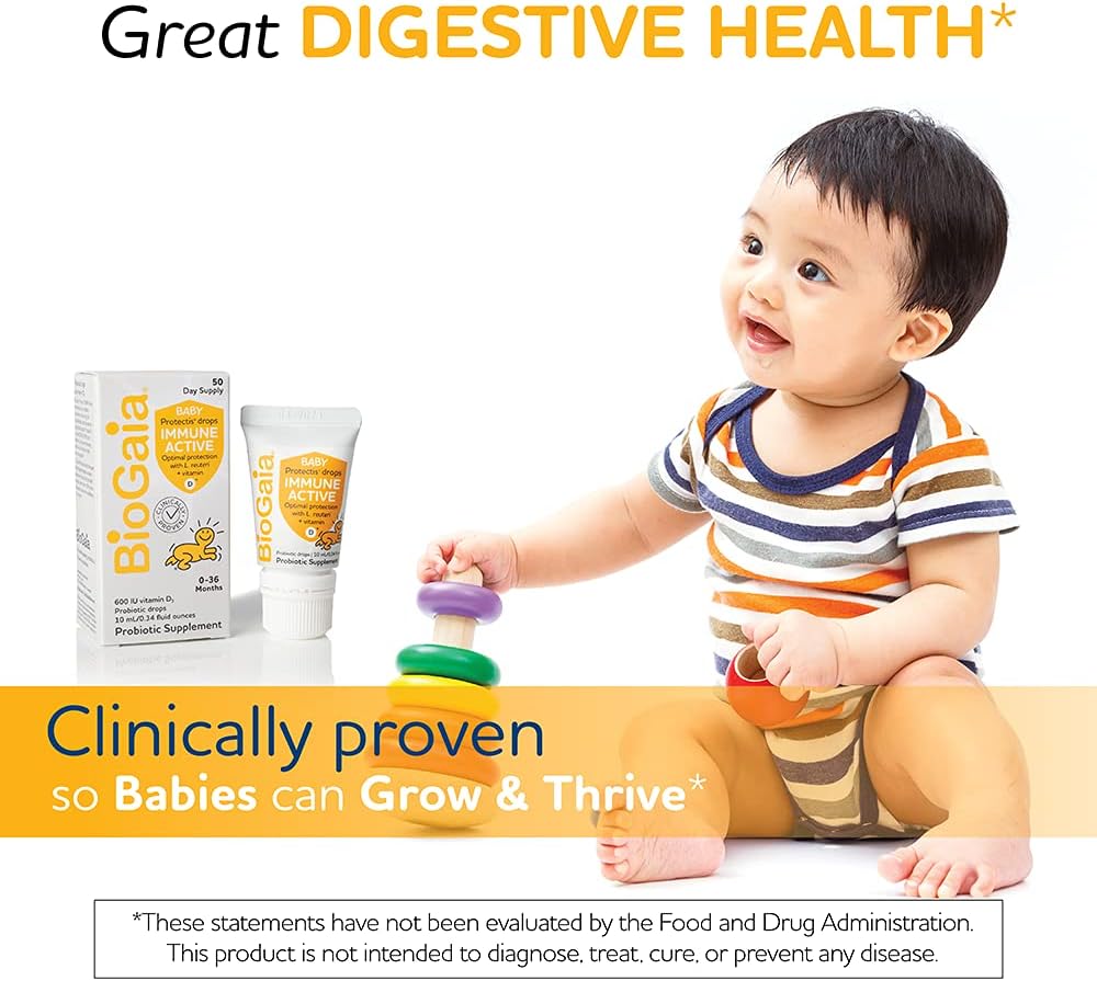 BioGaia Protectis Immune Active Baby | Probiotic + Vitamin D | 50 Day Supply - Medaid - Lebanon
