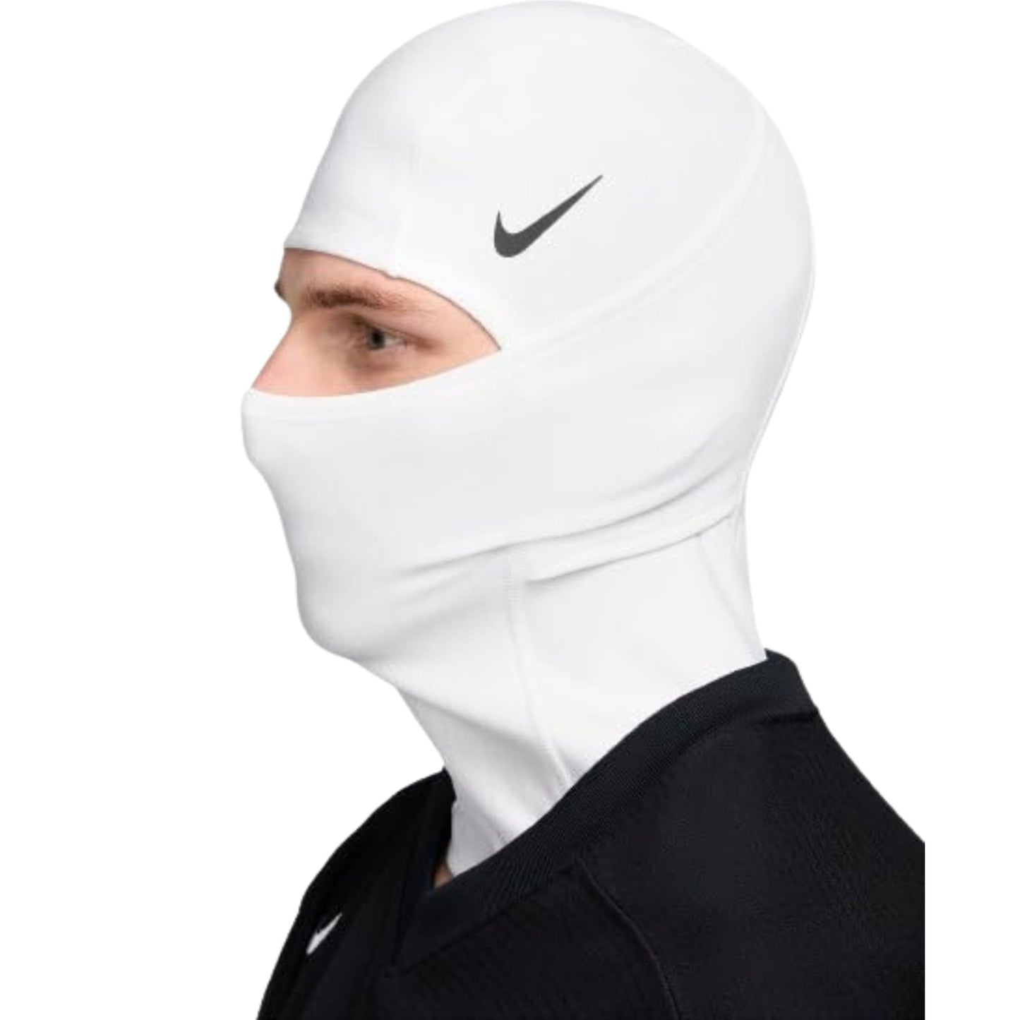 Nike Pro Hyperwarm Hood White | Black OSFM - Medaid International
