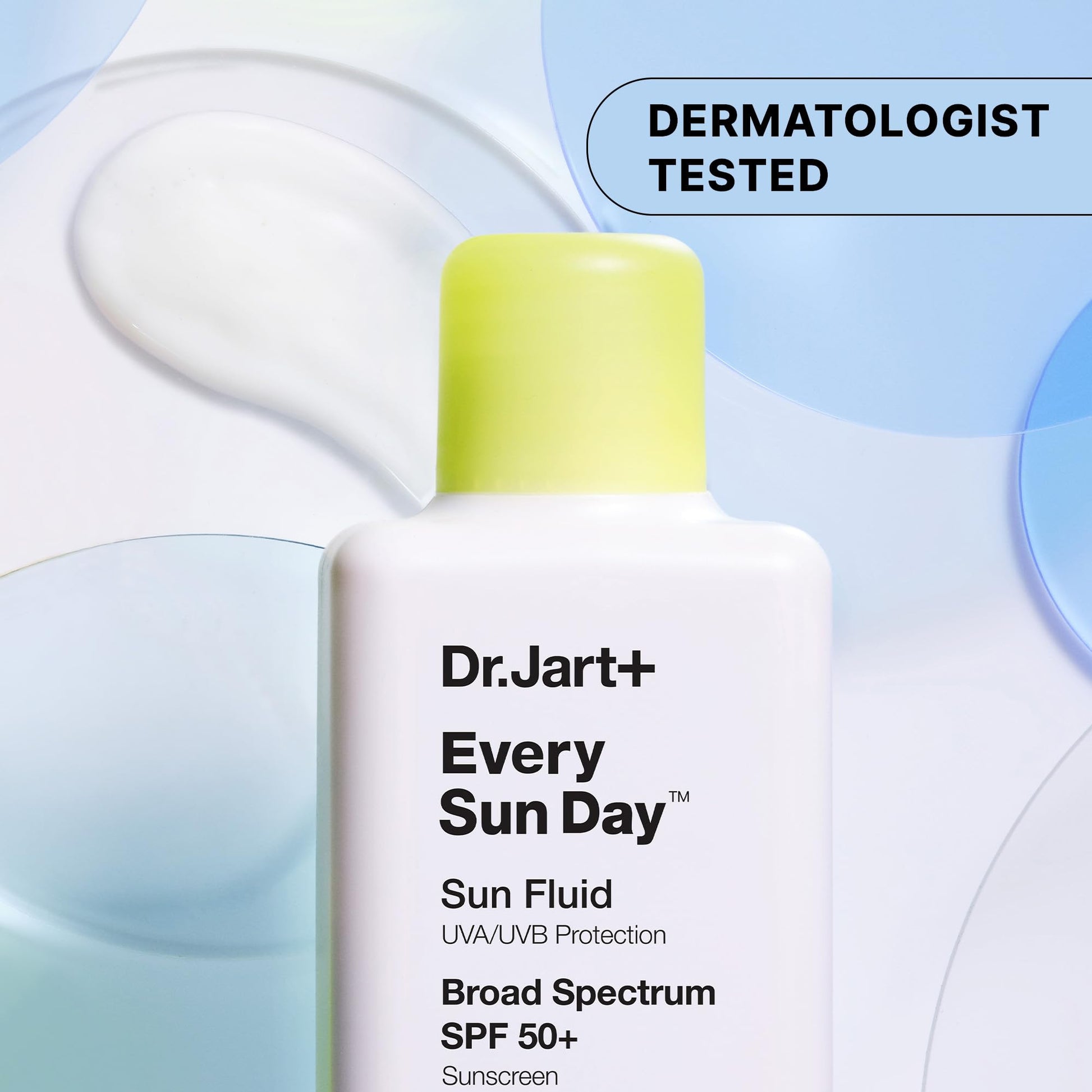 Dr.Jart+ Every Sun Day Sun Fluid Korean Sunscreen SPF 50+ for Face | Korean Skin Care, 3.38 Fl Oz - Medaid International