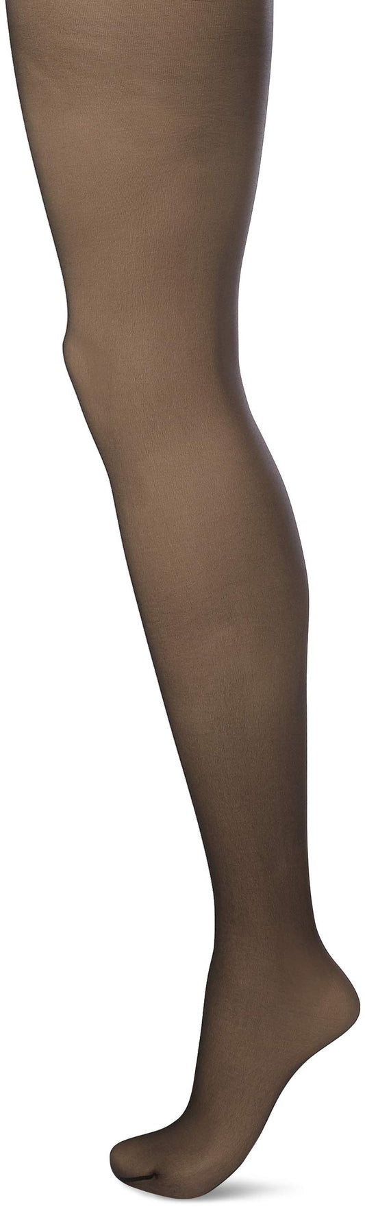 Wolford Luxe 9 Denier Ultra-Sheer Tights for Women Invisible Sandal Toe Elastane-Free Leg Soft Knitted Waistband with Logo Black Small - Medaid International