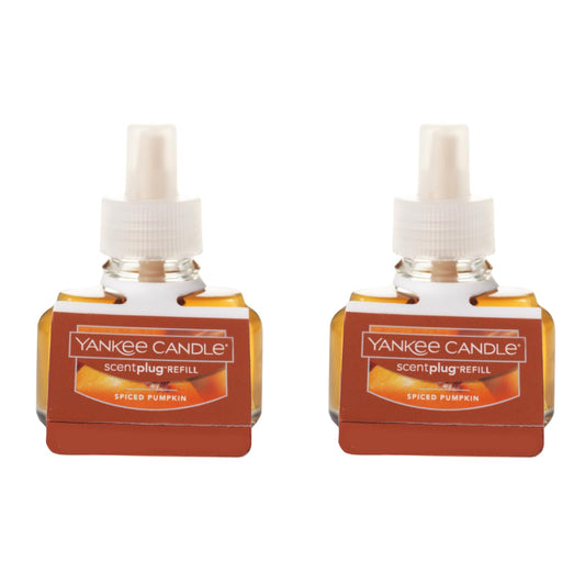Yankee Candle Scent Plug Refill, Spiced Pumpkin (Pack of 2) - Medaid International