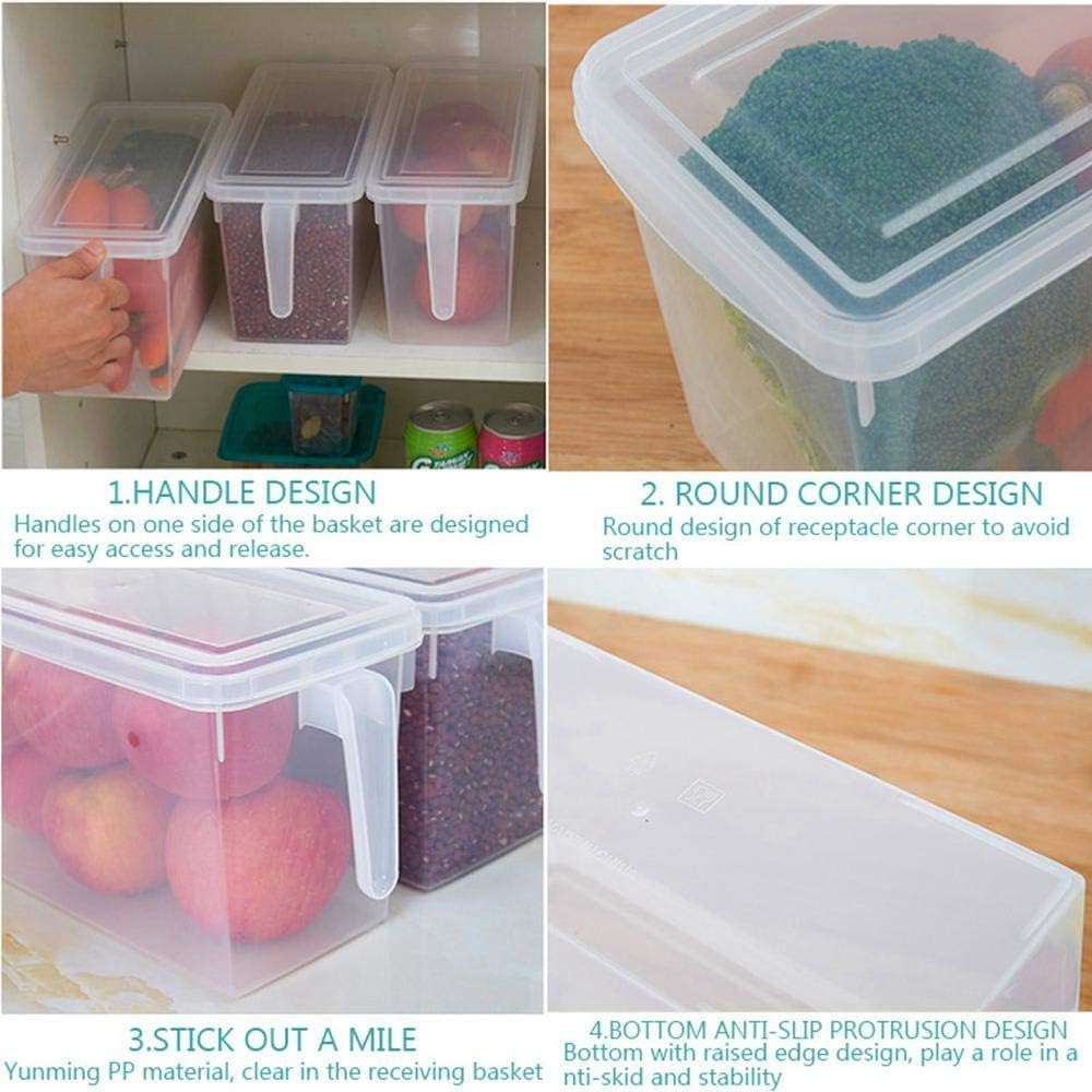 Kitchen Organizer Plastic Kitchen Refrigerator Storage Box With Lid - Medaid International