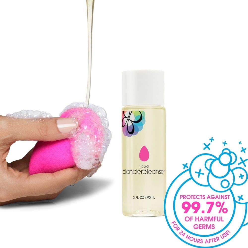 BEAUTYBLENDER Liquid BLENDERCLEANSER for Cleaning Makeup Sponges, Brushes & Applicators, 3 oz. Vegan, Cruelty Free and Made in the USA - Medaid International