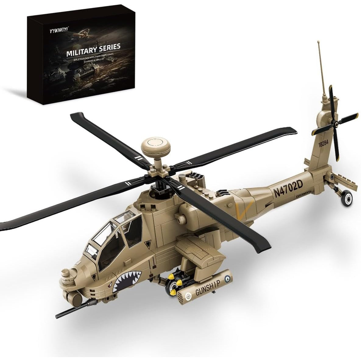Military Helicopter 3D Puzzle - Medaid International