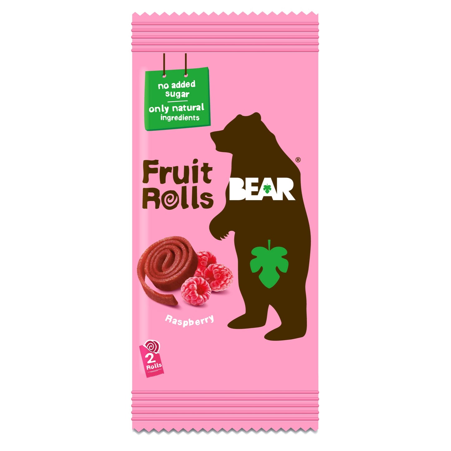 Bear Yoyo 100 Percent Fruit Rolls Raspberry 20 g (Pack of 18) - Medaid International