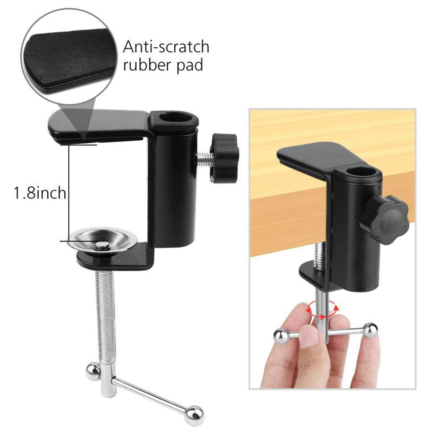 Overhead Video Stand Phone Holder Articulating Arm Phone Mount Table Top ChromLives Scissor Boom Arm Articulating Phone Stand Tablet Phone Holder for Streaming Phone Baking Crafting - Medaid International