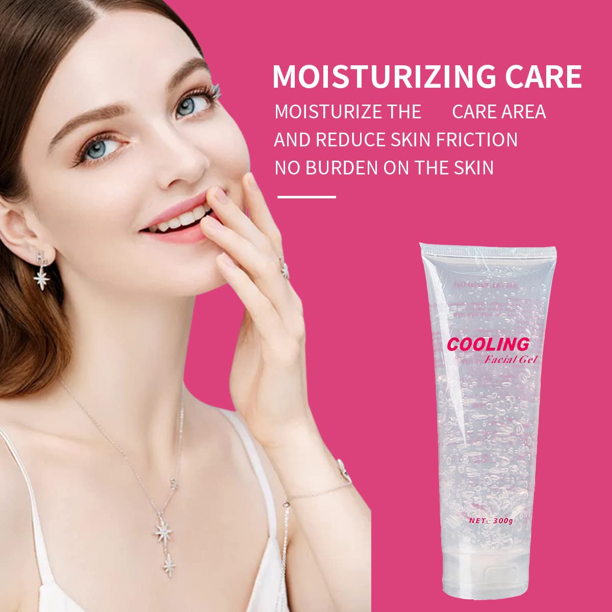 Cooling Gel for Women or Men Face Body Used with Laser Hair Deletion System and Machine Skin Lifting Tightening Device (10.58 Oz) - Medaid International