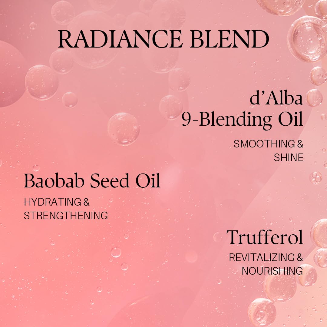 d'alba Piedmont Italian White Truffle Professional Repairing Hair Perfume Serum Fragrance (1.69 fl oz) - Medaid International