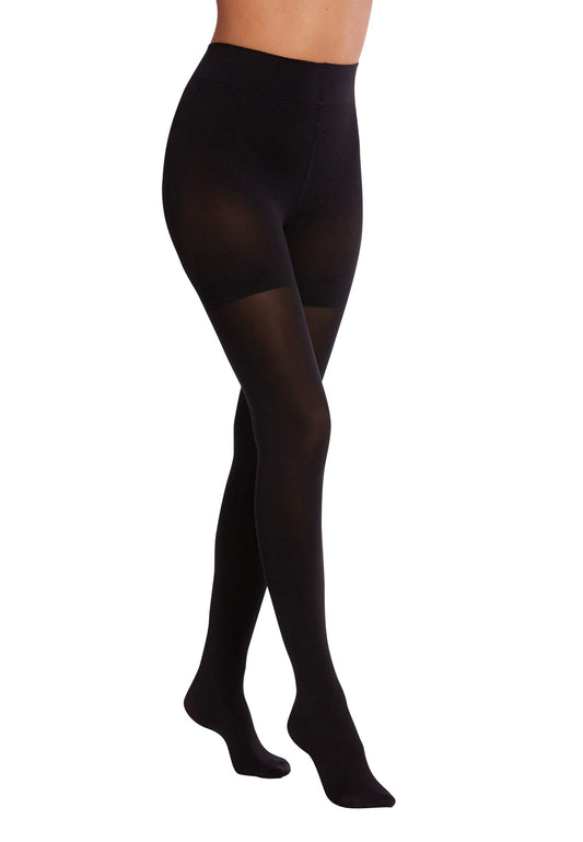 Wolford Tummy 66 Denier Control Top Sheer Tights Pantyhose Hosiery Firm Control Comfortable Fit Flattering Versatile Legwear Black Small - Medaid International