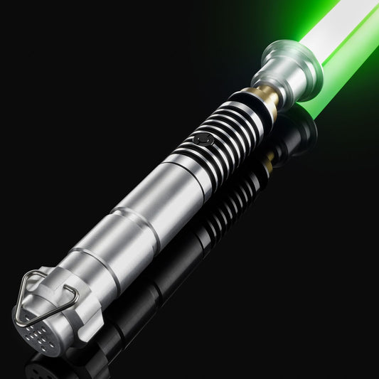 CVCBSER Upgrade App Control LK Dueling Lightsaber, Motion Control 16 Sets Sound Effects 3 Light Effects and 16 Colors Change, Smooth Swing Metal Light Sabers for Adults (RGB-LK) - Medaid International