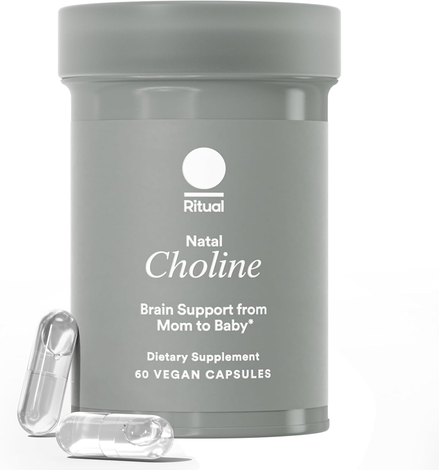 Ritual Natal Choline Supplement, 550mg, Supports Baby’s Cognitive Function When Taken During Pregnancy and Choline Content in Breastmilk*, 30 Day Supply - Medaid