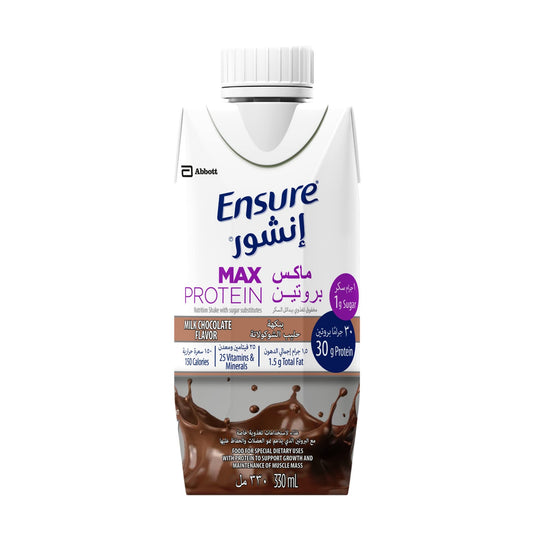 Ensure, Max Chocolate, 11 Ounce, 4 Count - Medaid International