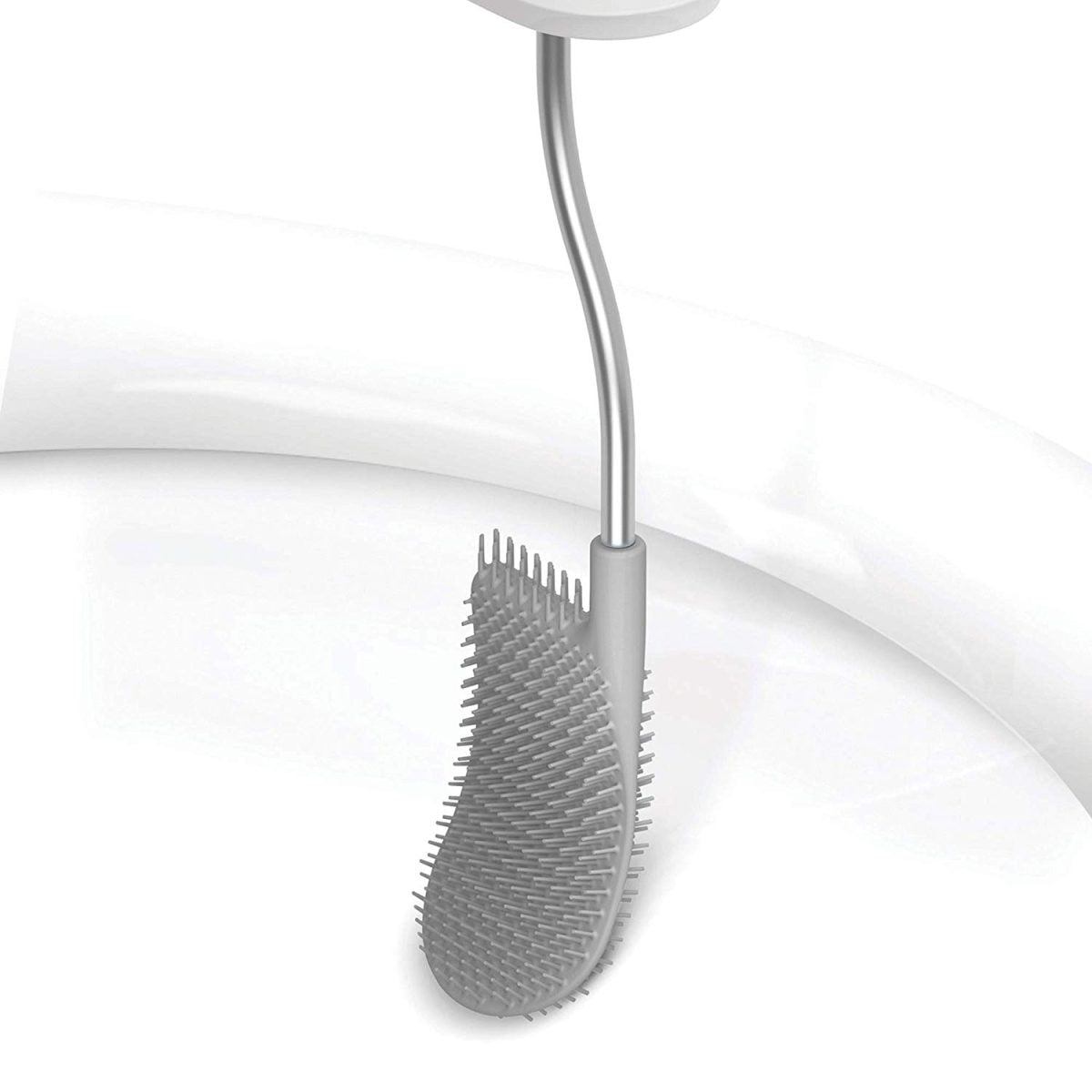 Joseph Joseph EasyStore Butler Toilet Paper Holder Stand and Flex Toilet Brush with Shelf and Drawer, Stainless Steel - Medaid International