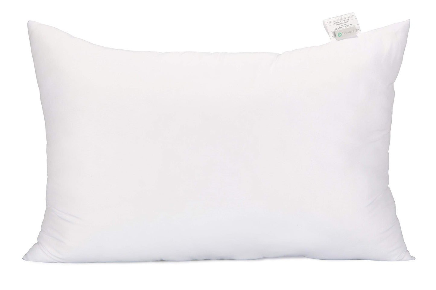 Acanva Fluffy Pillow Insert for Bed Sleeping, Decorative Stuffer Cushion Sham Filler, Queen 20x30 (Pack of 1), White - Medaid International