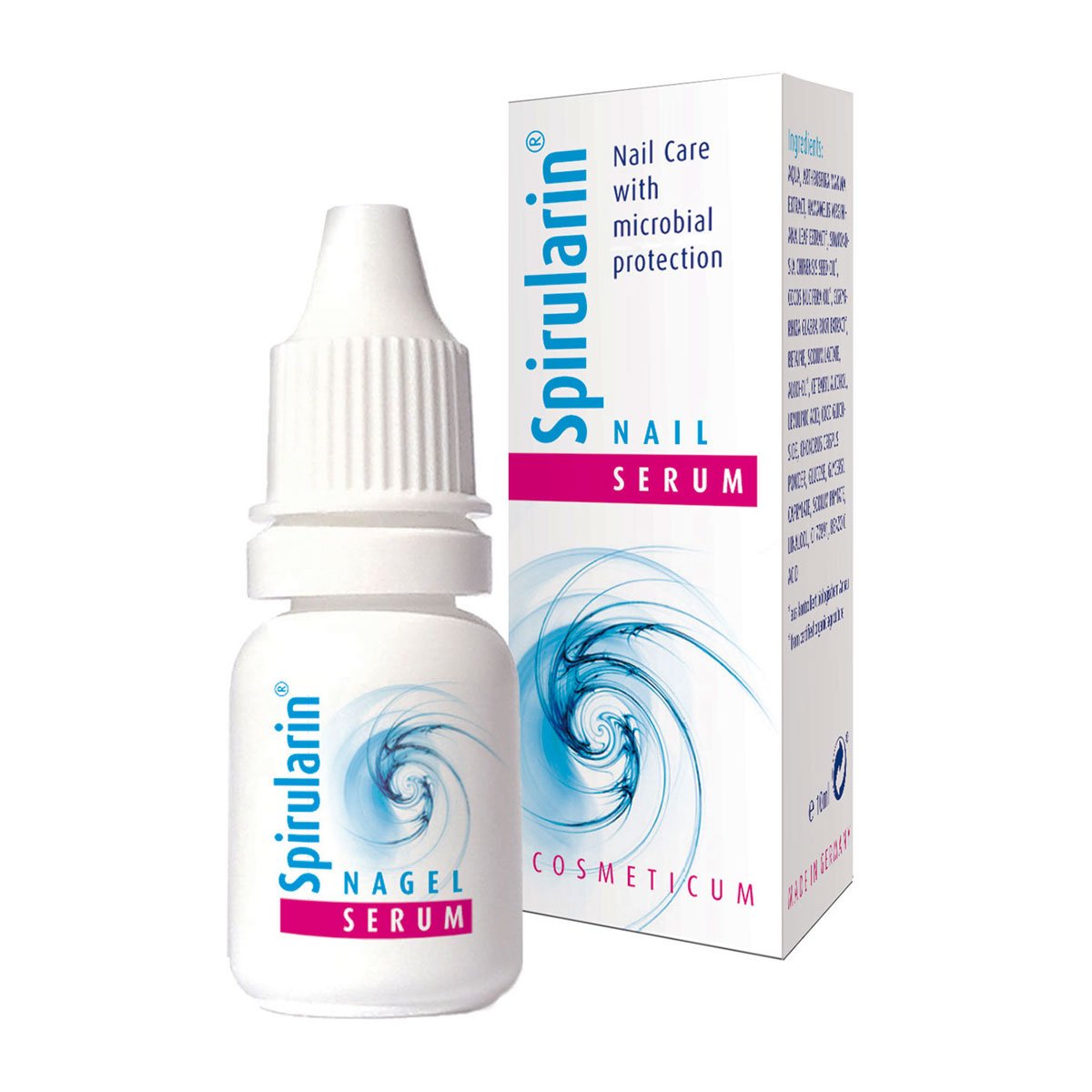 Spirularin NS Nail Serum 10ml - Patented Spirulina Extract - Prevents Infection by Spirularin - Medaid International