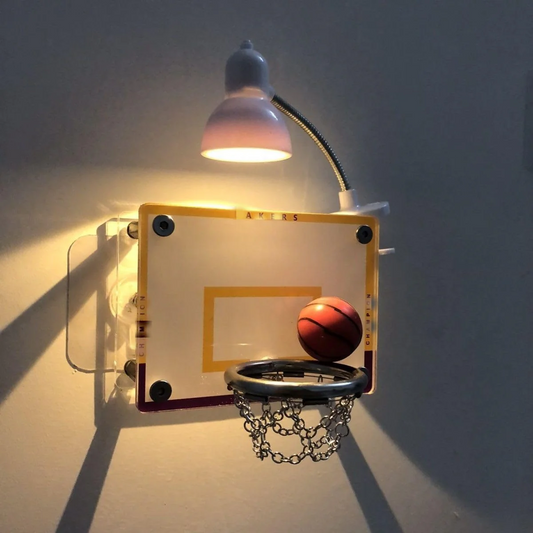 LED Nightlight Basketball Lights Lamp | Wall Decor with  Balls & Hoop - Medaid International