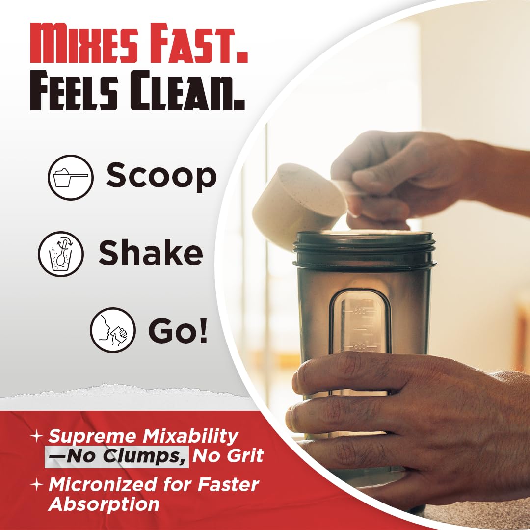 Old School Labs 5000mg Creatine Monohydrate Micronized Powder with BioFit™ (Max Absorption), Performance & Recovery, Strength, Endurance, Focus - Made in USA - Men & Women - 60 Servings - Medaid International