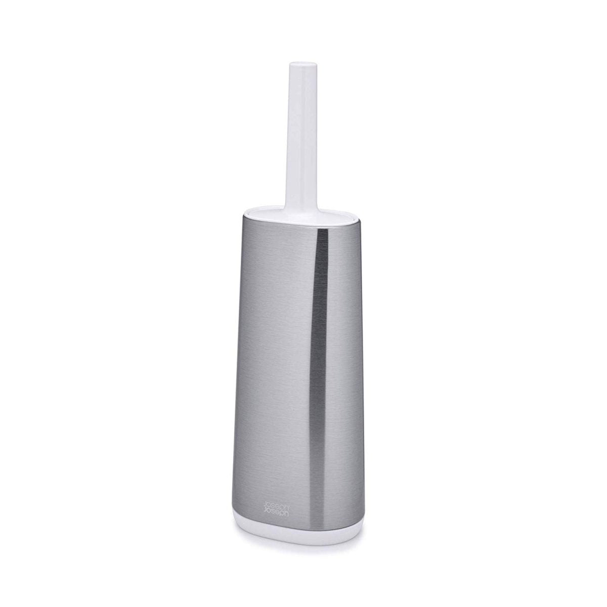 Joseph Joseph EasyStore Butler Toilet Paper Holder Stand and Flex Toilet Brush with Shelf and Drawer, Stainless Steel - Medaid International