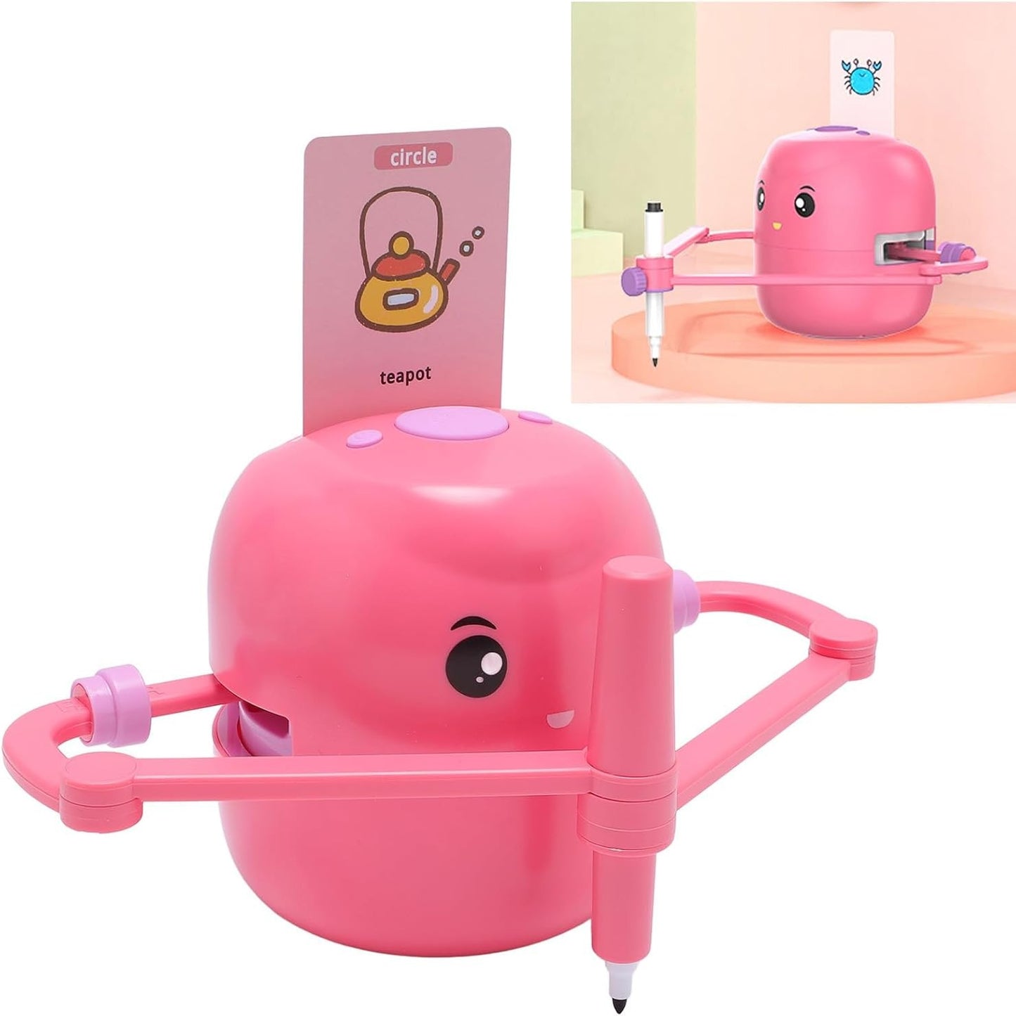 Smart Drawing Robot with 100 Learning Word Cards - Medaid International