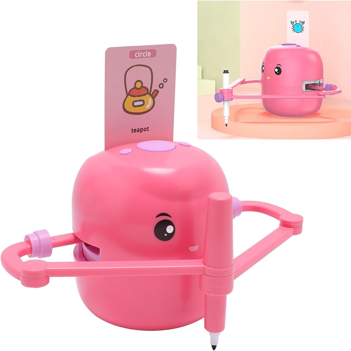 Smart Drawing Robot with 100 Learning Word Cards - Medaid International