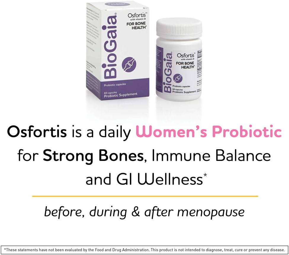 BioGaia Osfortis, Women’s Probiotic - 60 Capsules, 1 Pack - Medaid - Lebanon