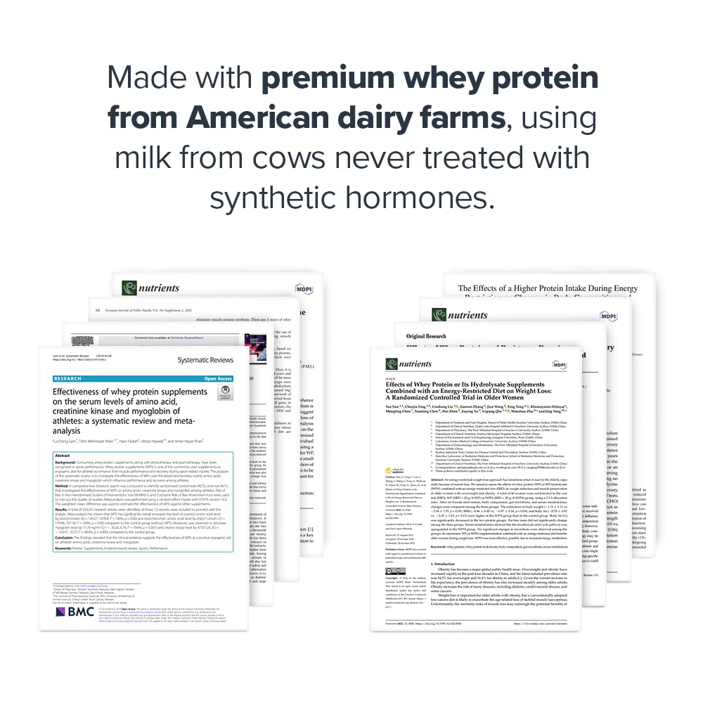 LEGION Whey Protein Powder - Naturally Flavored Whey Protein Concentrate with BCAAs - Supports Muscle Growth & Recovery, Gluten Free, No Added Sugar Protein Powder - Vanilla Flavor (30 Servings) - Medaid International