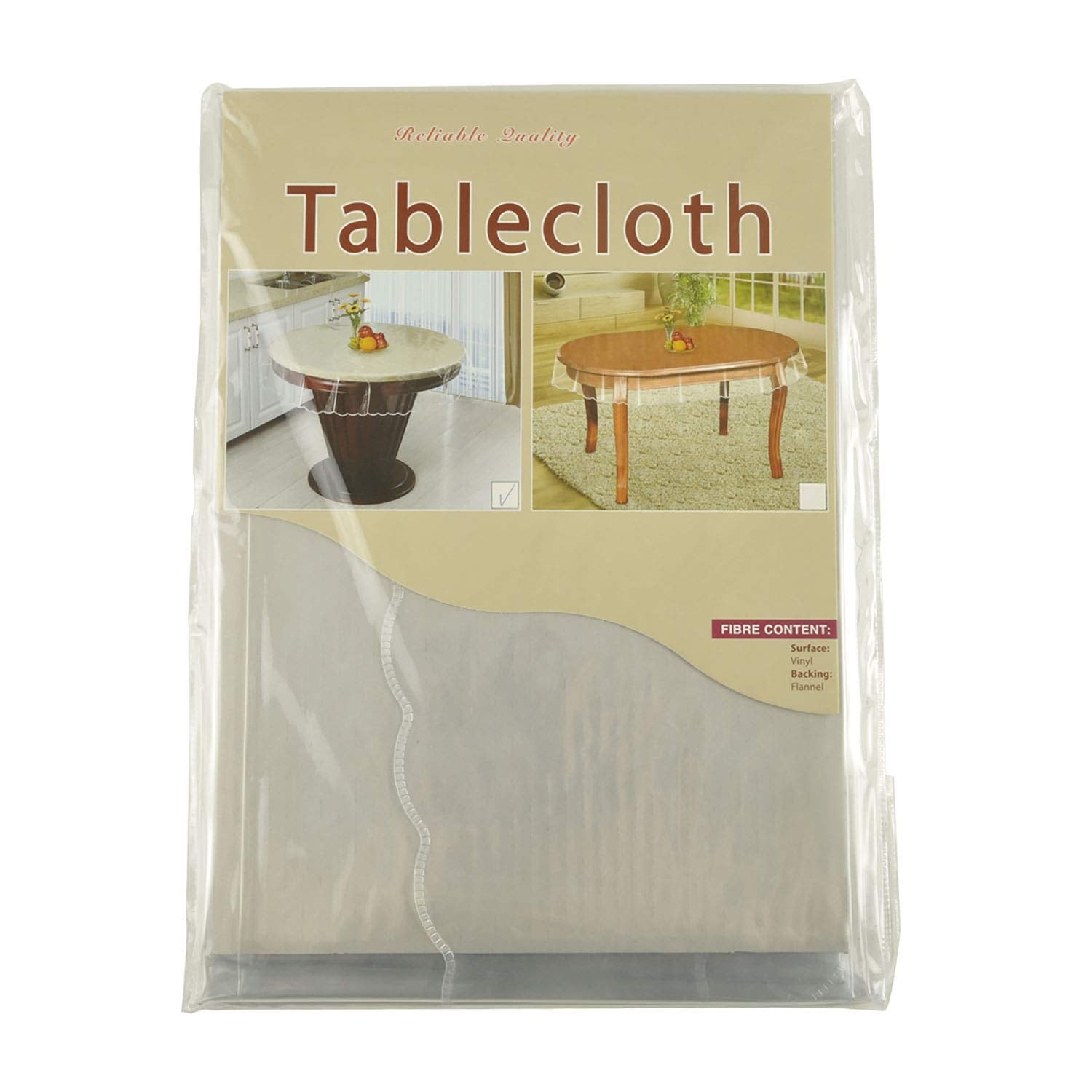 70 Inch Clear Round PVC Tablecloth – Waterproof Transparent Vinyl Table Cover for Dining Table, Spill-Proof Wipeable Plastic Protector for Wood, Marble, Glass Tables - Medaid International