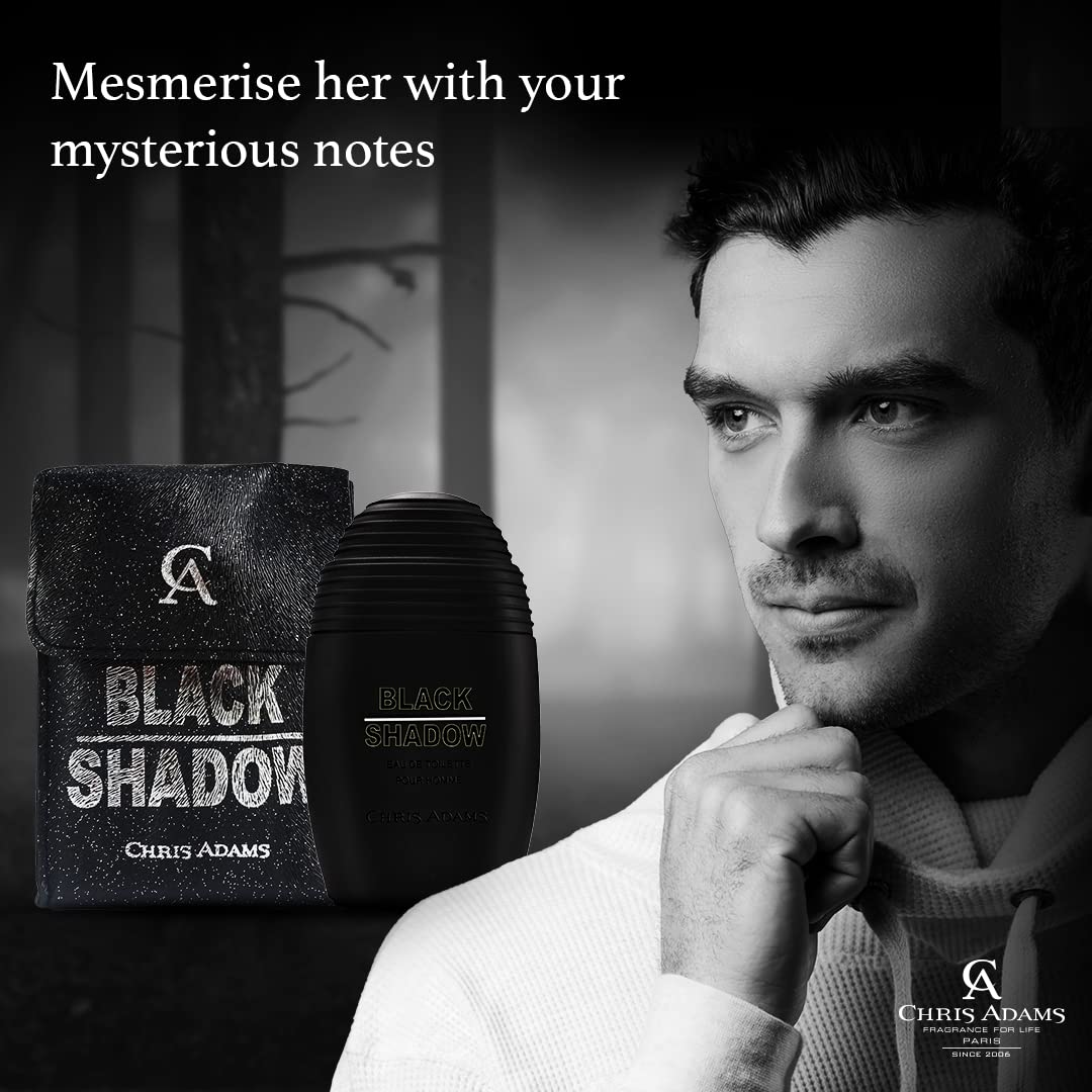 Chris Adams Eau De Toilette (Black Shadow), 100ml - Medaid International