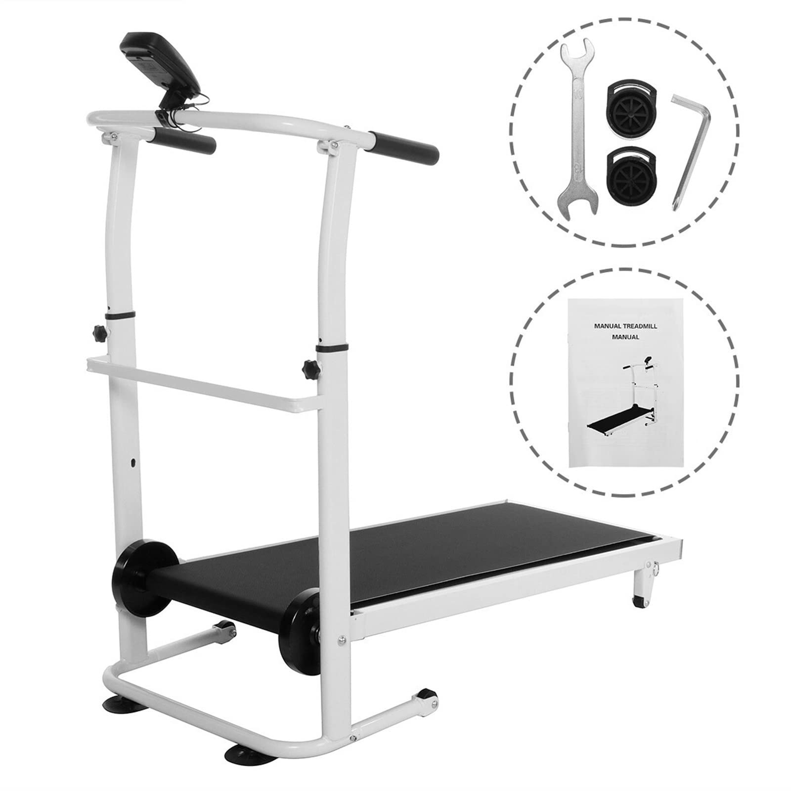 ZKSKOX Desk treadmill Portable Treadmill For Machine Running Portable LCD Treadmill - Medaid International