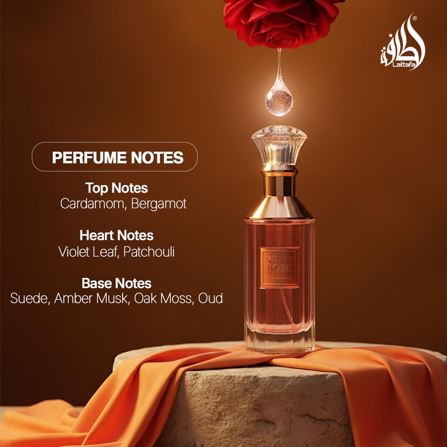 Lattafa Perfumes Velvet Rose for Unisex Eau de Parfum Spray, 3.4 Ounce - Medaid International