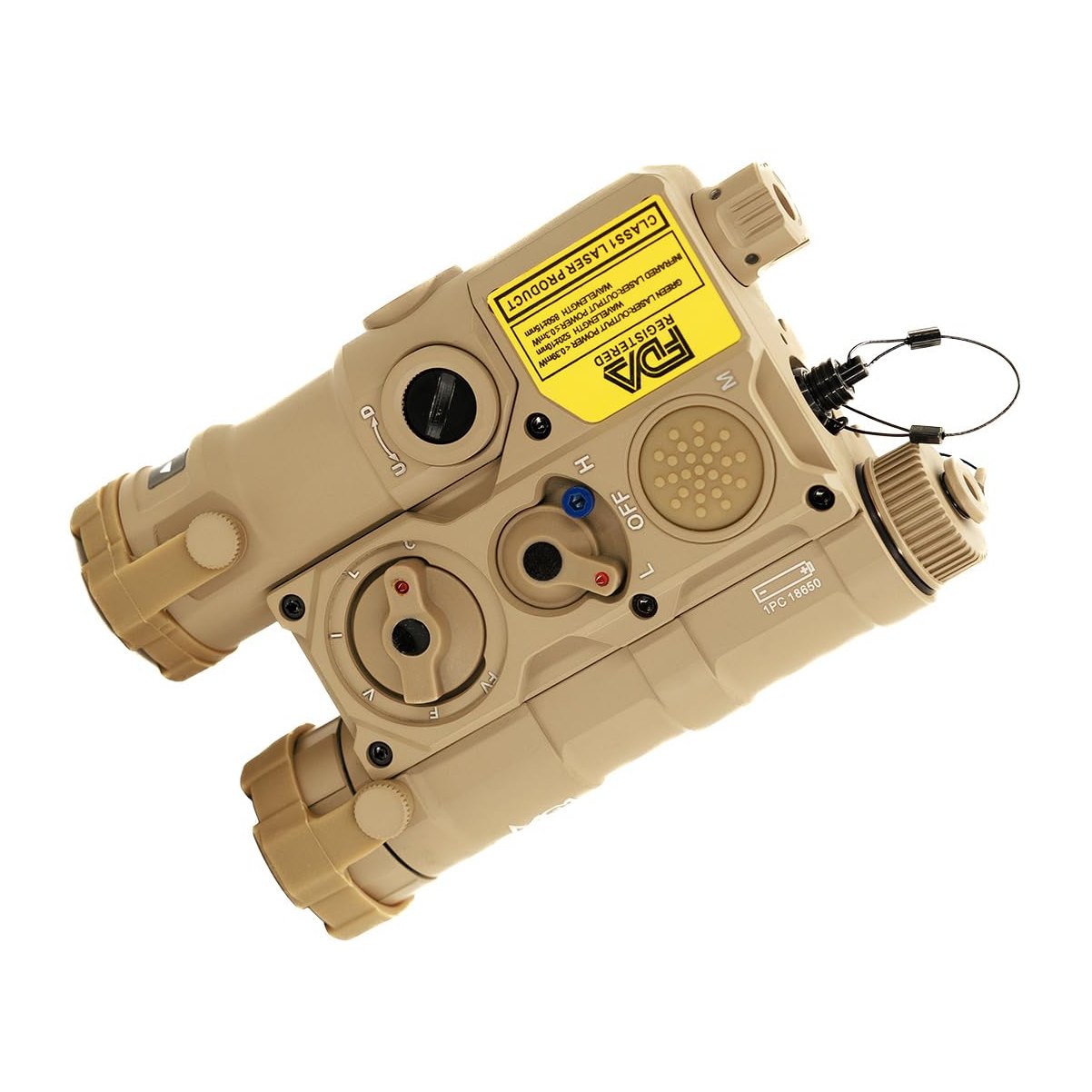AGM Global Vision WLAD 1TAN - Weapon Laser Aiming Device, Multi-Spectral System Class 1 in TAN Color - Medaid International