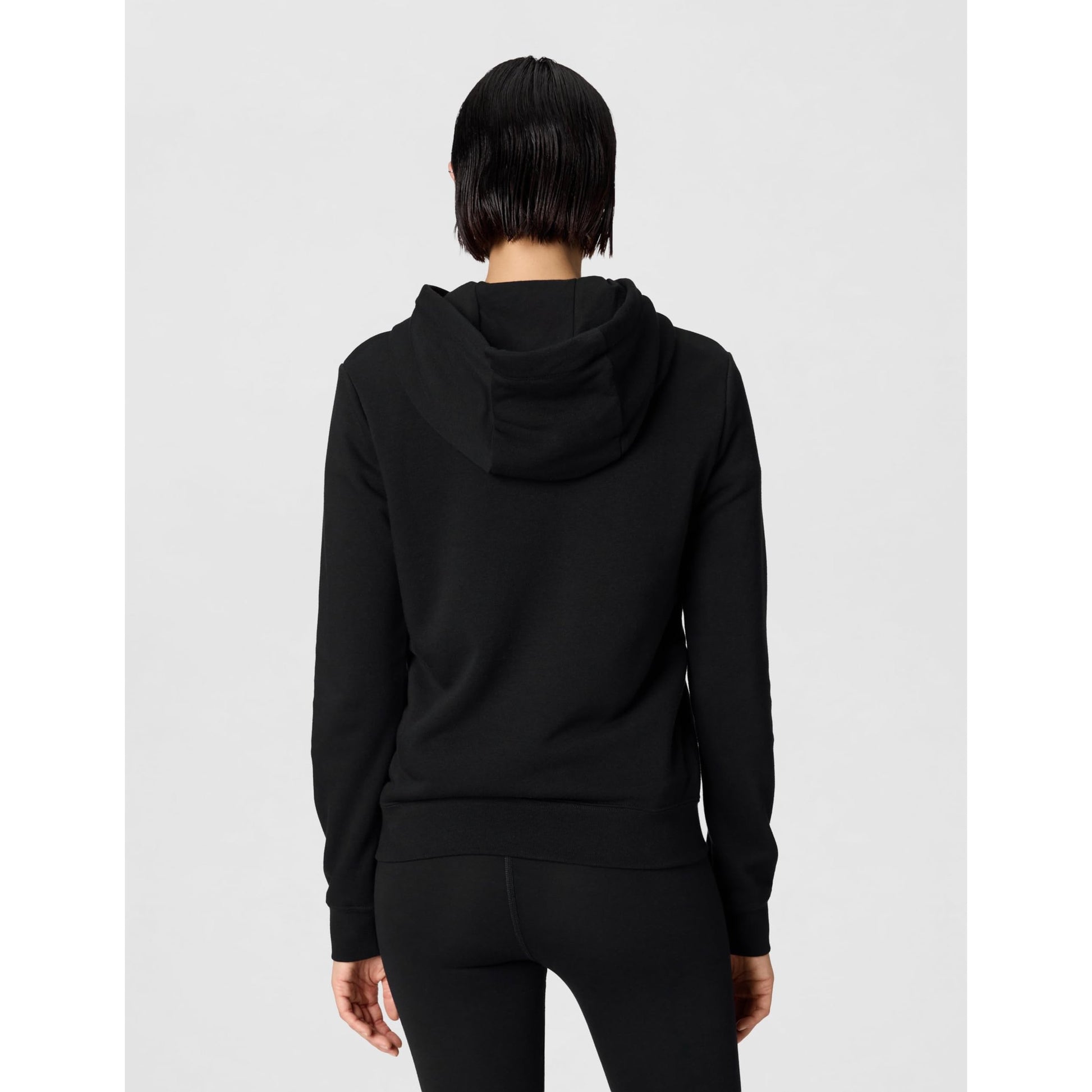 Nike Women's Sportswear Club Fleece Pullover Hoodie, Black/White, Medium - Medaid International