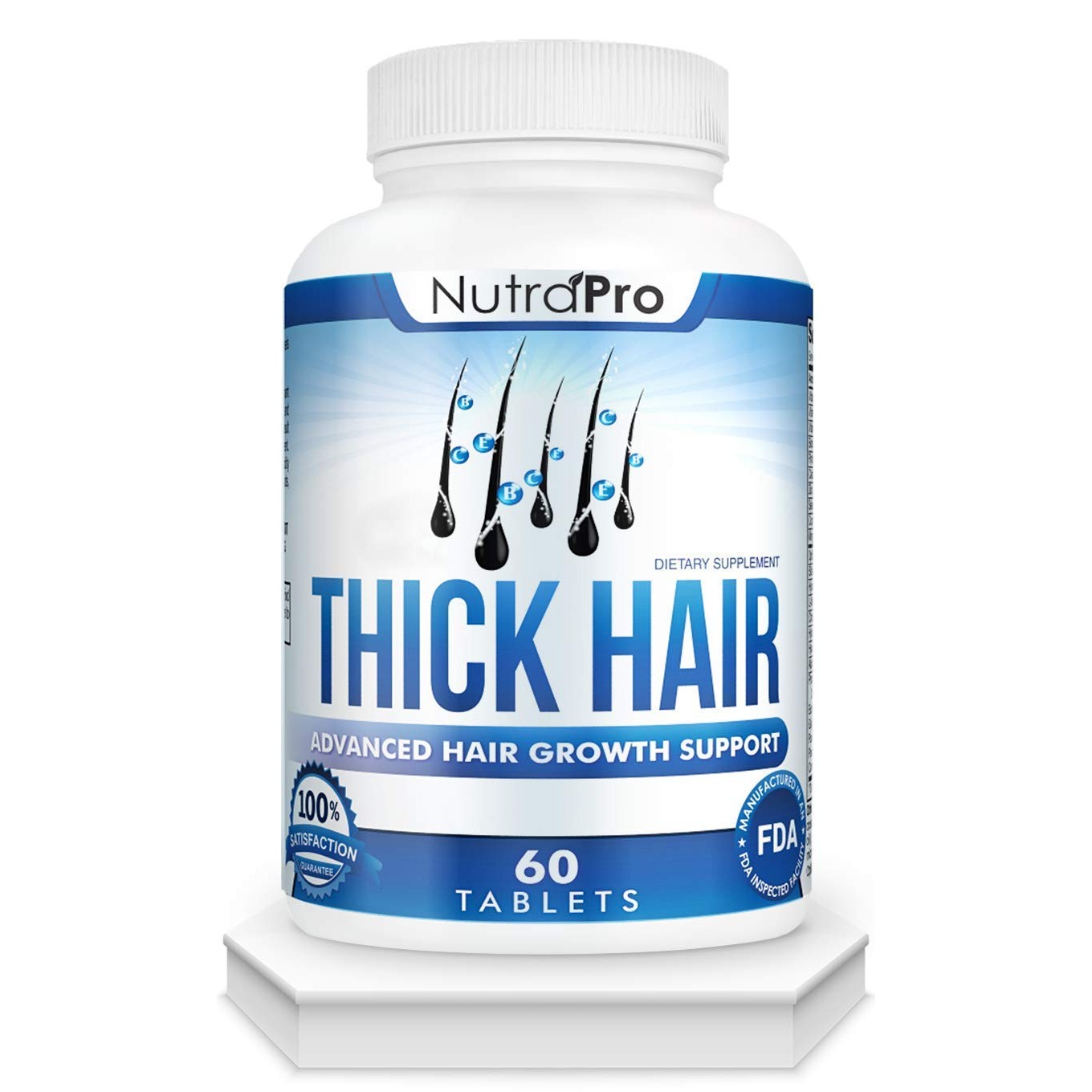 Thick Hair Growth Vitamins– Hair Growth Pills With DHT Blocker Stimulates Faster Growth for Weak, Thinning Hair–Biotin Hair Supplements with Keratin & Collagen Helps Men&Women Grow Perfect Hair. - Medaid International
