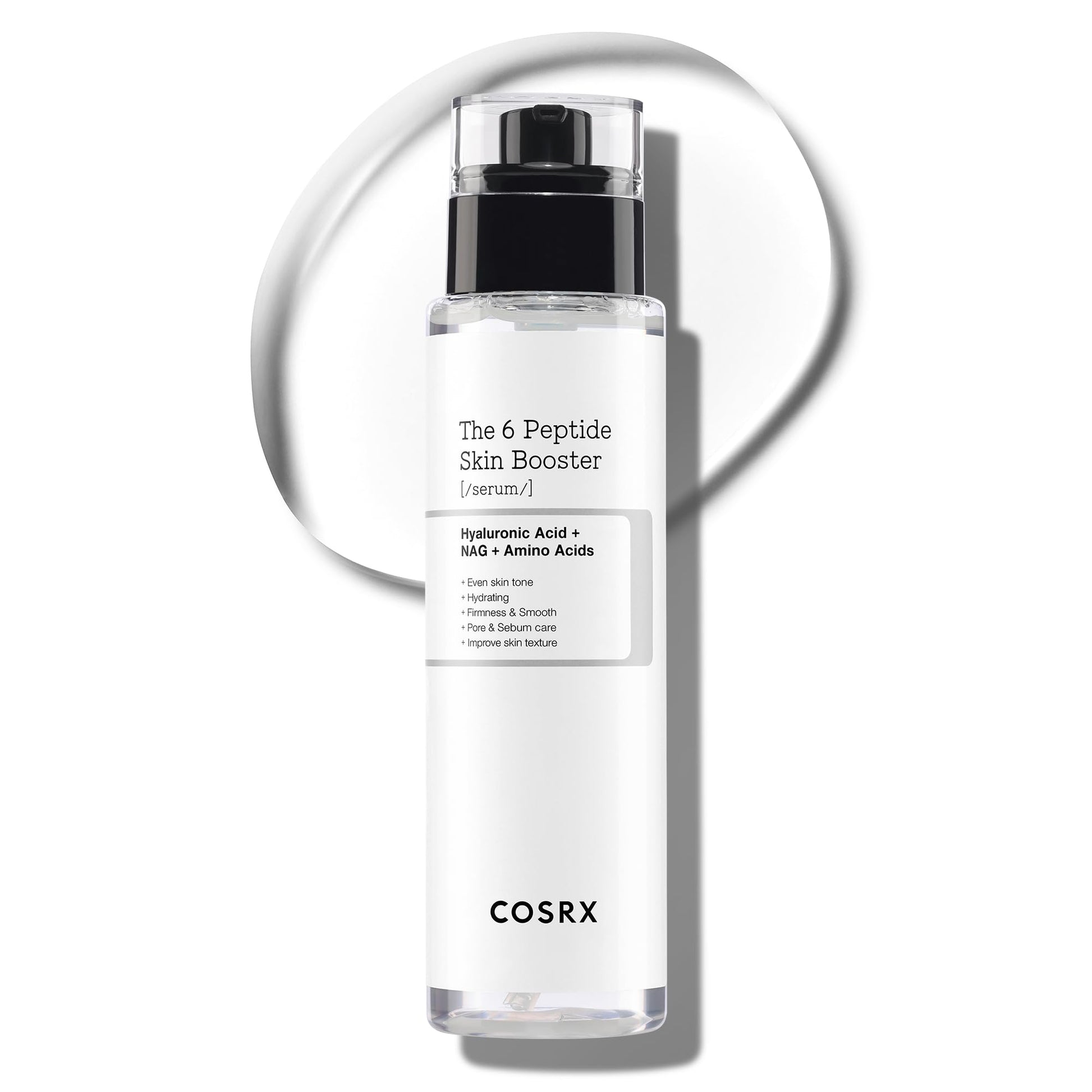 COSRX 6X Peptide Collagen Booster Toner Serum with Copper Peptides, Niacinamide & Hyaluronic Acid Skin Renewal Boosting Facial Essence for All Skin Types, Korean Skin Care, 150mL/5.07 Fl.Oz - Medaid International