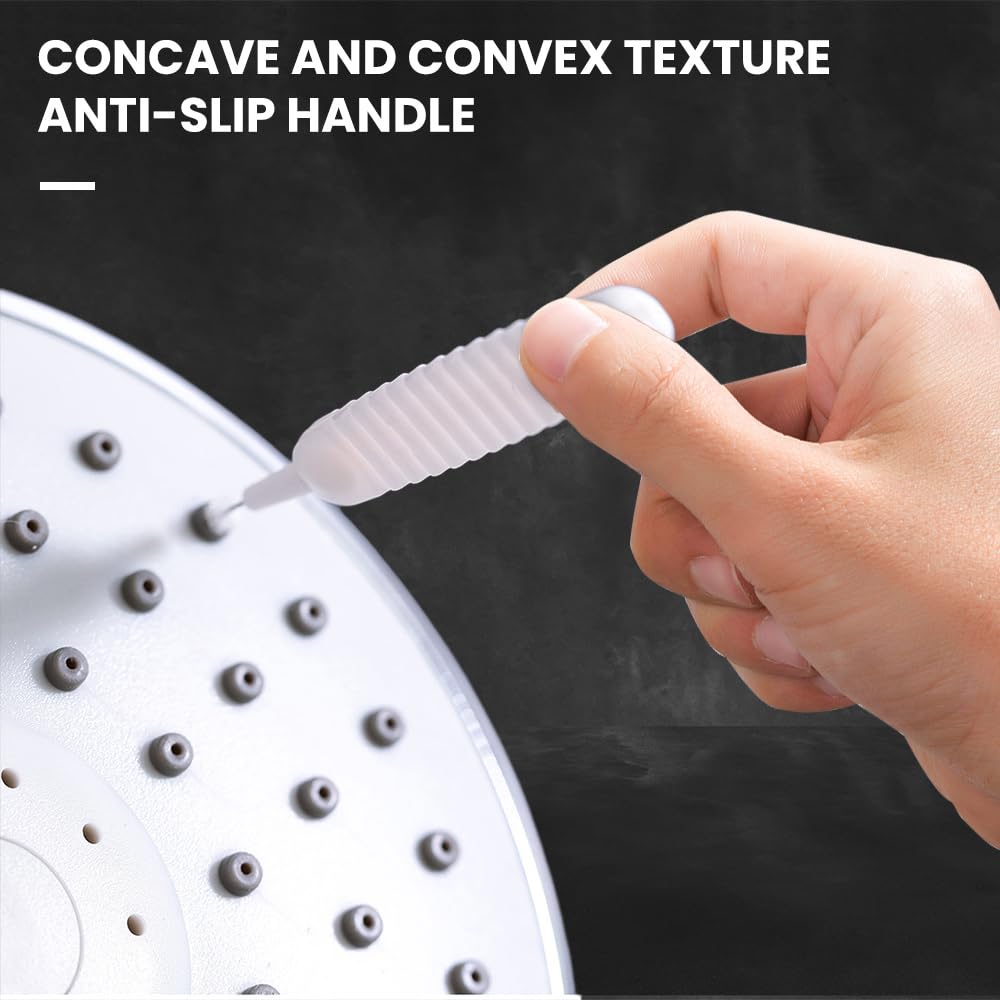 Shower Head Cleaning Brush for Small Hole, 2025 New Anti-Clogging Nozzle with Storage Boxes, Multifunctional Shower Cleaning Tools, Showerhead Cleaning Brushes Picks for Bathroom (10PC) - Medaid International