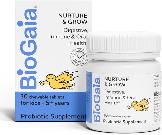 BioGaia Nurture & Grow Kids Probiotic | Ages 5+ | 30-Day Supply - Medaid - Lebanon