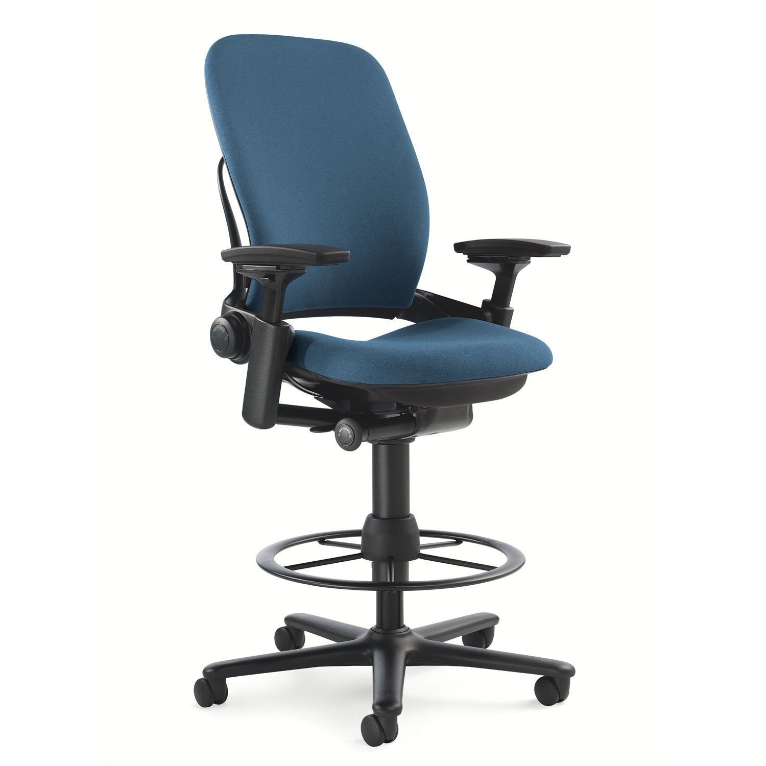 Steelcase Leap Office Stool - Sky with Black Base - Medaid International