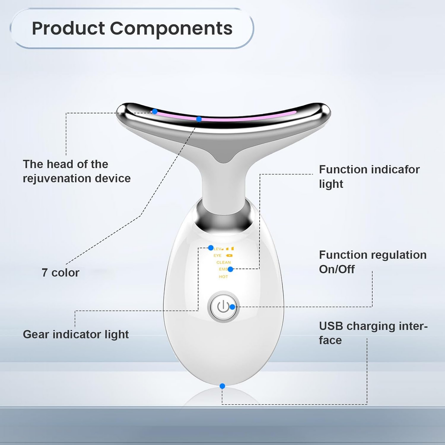 3 in 1 Vibration Face & Neck Massager ‚Äì Triple-Action Anti-Wrinkle Device for Skin Tightening, Lifting & Smoothing - Medaid International